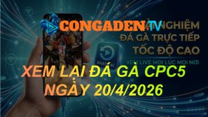 XEM LẠI ĐÁ GÀ CPC5 NGÀY 20/4/26